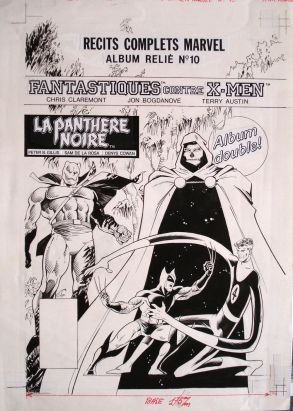 Dessin original de Ciro Tota - Couverture récit complet Marvel 10 fevrier 1990 - encre Dessin original de Ciro Tota - Couverture récit complet Marvel 10 fevrier 1990 - encre