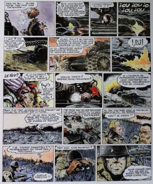 Planche originale Le Goulag ; p°17 ; Les Rois du Pétrole
