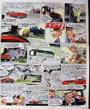 Planche originale Le Goulag ; p°6 ; Les Zomes
