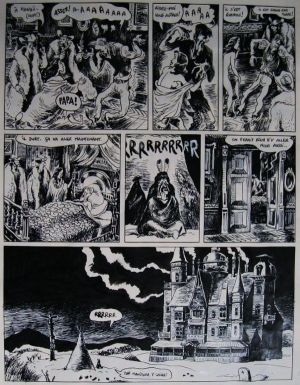 Planche originale Big Foot ; p°65