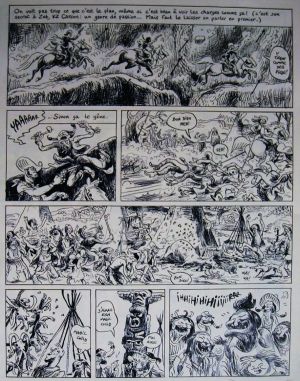 Planche originale Big Foot ; p°24