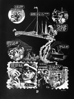 Planche originale La malédiction Du Titanic ; p°27