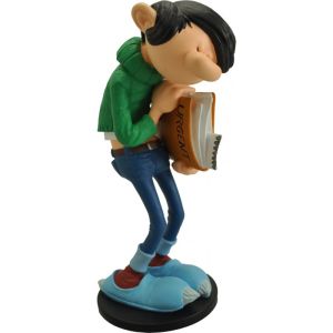 Figurine Gaston et le dossier urgent