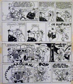 Planche originale Les As ; p°42