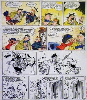 Planche originale Les As ; p°49