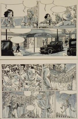 Planche originale Johnny Jungle ; p°63