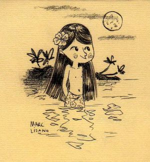 Illustration originale "Sirène" Illustration originale "Sirène"