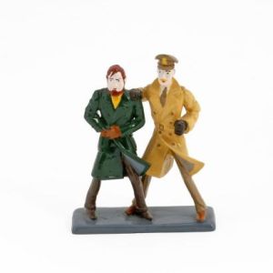 Figurine "LA MARQUE JAUNE" Blake & Mortimer