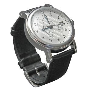 Montre à mouvement automatique Tintin - Inox et cuir noir