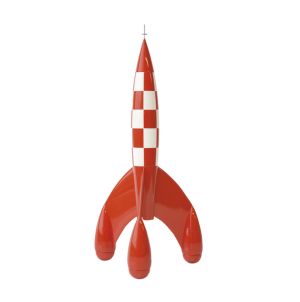 Fusée Tintin 35 cm + boite décoration