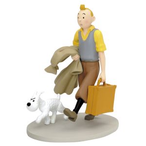 Figurine Tintin ; Tintin & Milou En Route