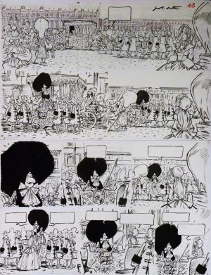 Planche originale Cour Royal ; p°48