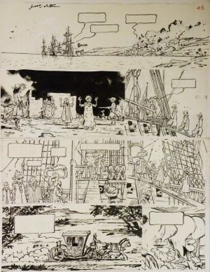Planche originale Cour Royal ; p°43