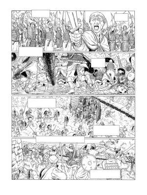 Planche originale Sarrasins ! ; page 44 Planche originale Sarrasins ! ; page 44