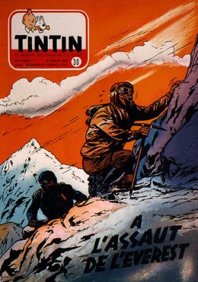 Sérigraphie Weinberg  "À l'assaut de l'Everest"