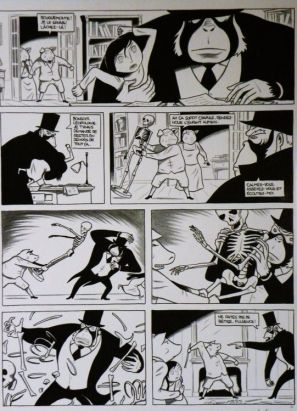 Planche originale Hélas ; p°57