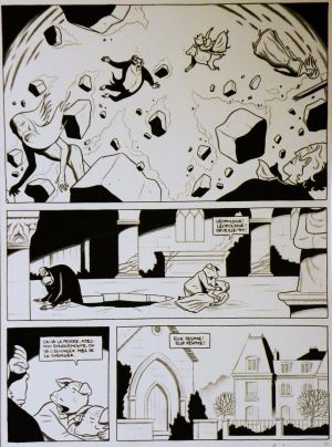Planche originale Hélas ; p°70