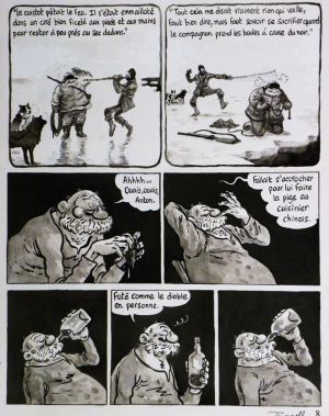 Planche originale La Vierge Froide  p°8