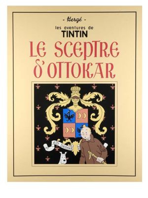 Sérigraphie Tintin Le Sceptre d'Ottokar