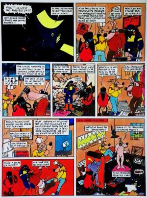 Planche originale La Grande Sourie Noire ; p°5