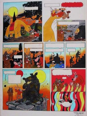 Planche originale La Grande Sourie Noire ; p°5b