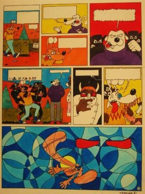 Planche originale Pas De Cadeau à Gromago ; p°11