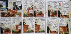 3 Planches originales Les Sales Blagues ; Une Leçon de Morale