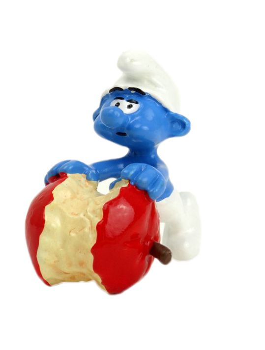 Figurine Schtroumpf à la pomme main product photo
