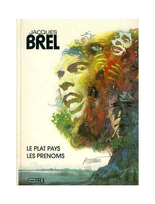 Jacques Brel - Le Plat Pays - Les Prénoms (éd. 1988) main product photo