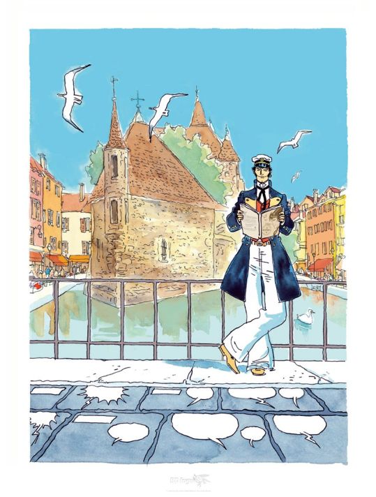 Affiche 30x40 Corto Maltese (festival Sevrier 2016) main product photo