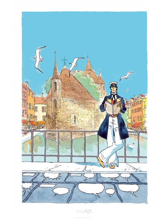 Affiche 40x60 Corto Maltese (festival Sevrier 2016) main product photo