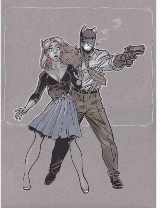 Affiche Blacksad "Thriller" 200 ex n° et signés par Guarnido main product photo