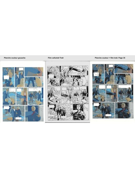 Charly tome 12 - Planche originale couleur trait page 35 main product photo