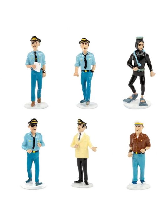 Carte de voeux Tintin n°12 - 6 figurines main product photo