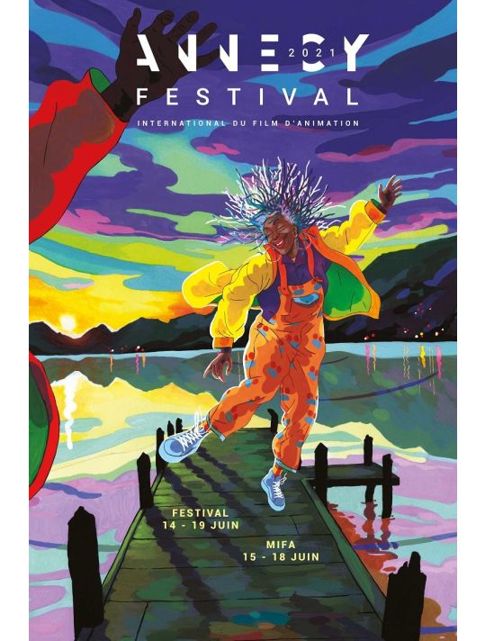 Affiche Festival Animation Annecy 2021 40x60 main product photo