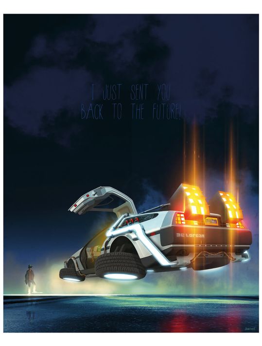 Affiche Banncars - Retour vers le futur 2 main product photo
