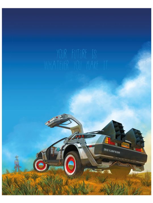 Affiche Banncars - Retour vers le futur 3 main product photo