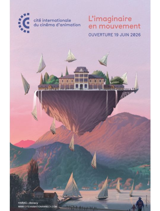 Affiche Annecy Cité Internationale du cinéma d'animation (40x60cm) main product photo