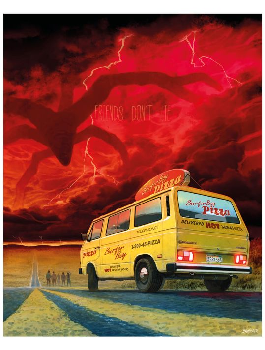 Affiche Banncars - Stranger Things Van main product photo