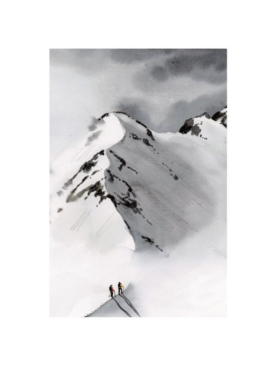 Affiche "Vanoise n°3" Lauriane Miara (30x40cm) numérotée et signée main product photo