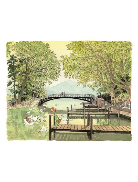 Affiche Kerascoët - "Annecy, Le Pont des Amours" (n&s) main product photo