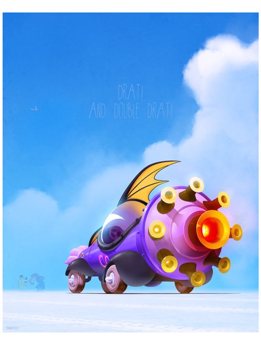 Affiche Banncars - Les fous du volant main product photo