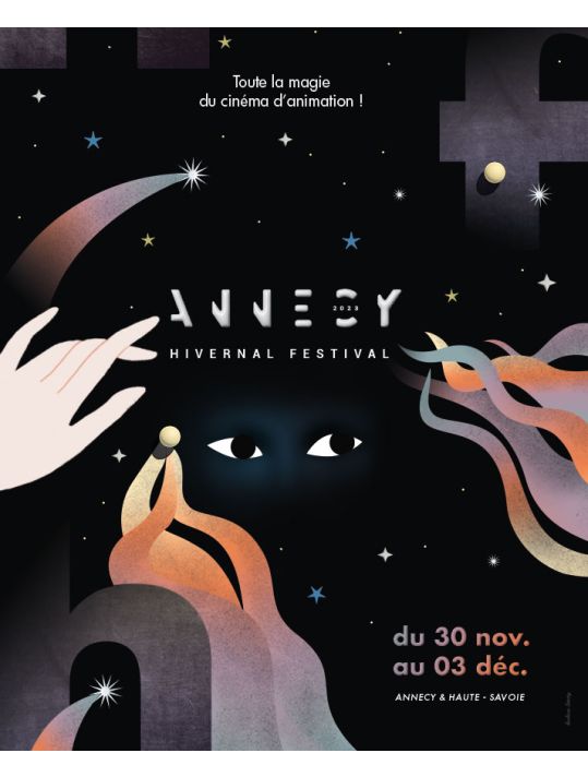 Affiche de l'Hivernal Festival Annecy 2023 (40x60cm) main product photo