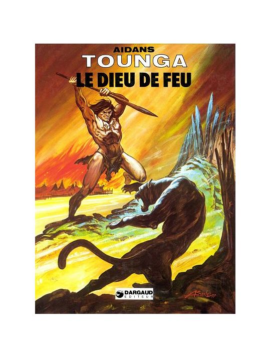 Tounga (Cartonnée) tome 7 - Le dieu de feu (éd. 1978) main product photo