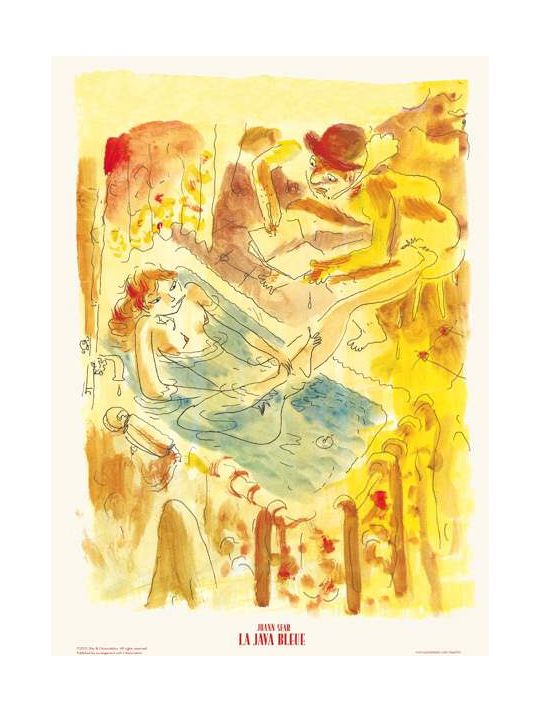 Affiche La Java bleue ; Sfar ; 50x70 main product photo