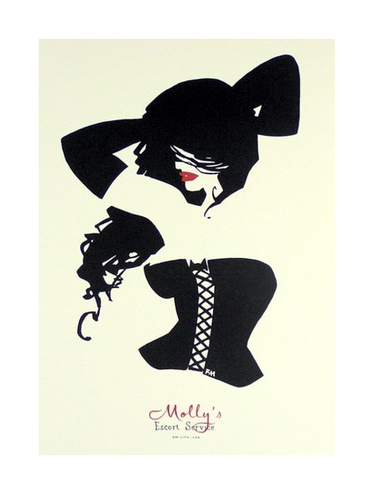 Affiche Mollys,Escort Service ; Miller ; 50x70 main product photo