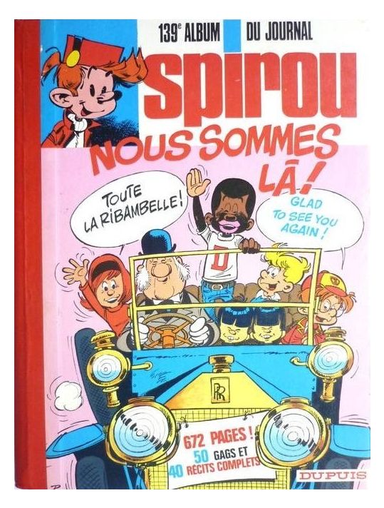 (Recueil) Spirou (Album du journal) tome 139 - Spirou album du journal (éd. 1975) main product photo