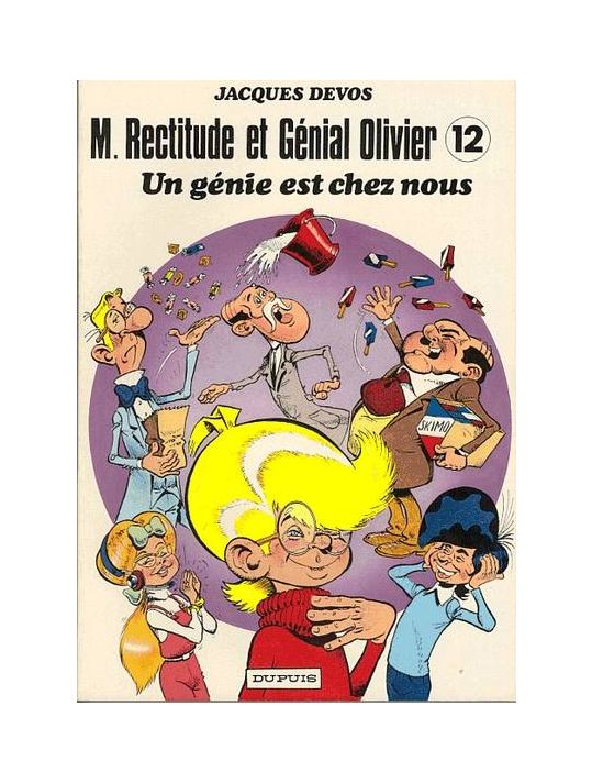 Génial Olivier tome 12 - Un génie est chez nous (éd. 1984) main product photo