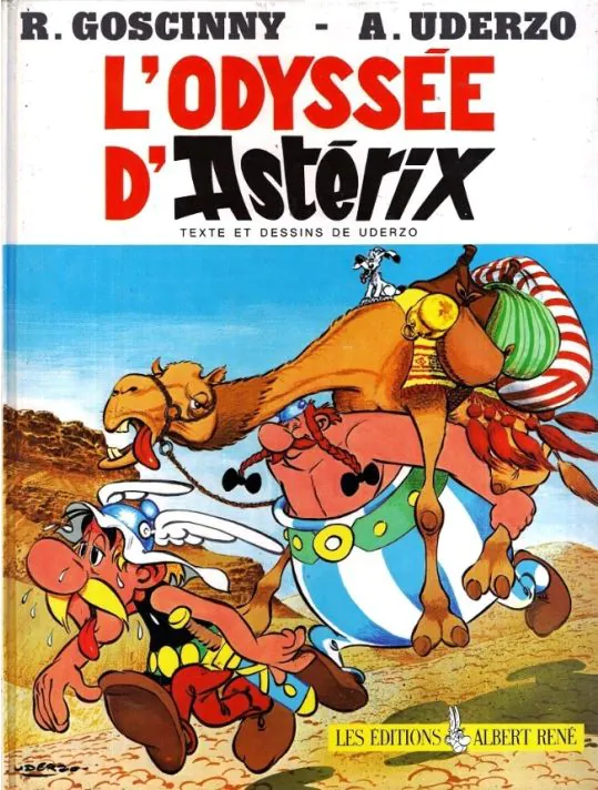 couverture de : L'odyss&eacute;e d'Ast&eacute;rix