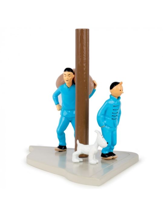 Figurine de collection Tintin et Milou en Extrême-Orient main product photo